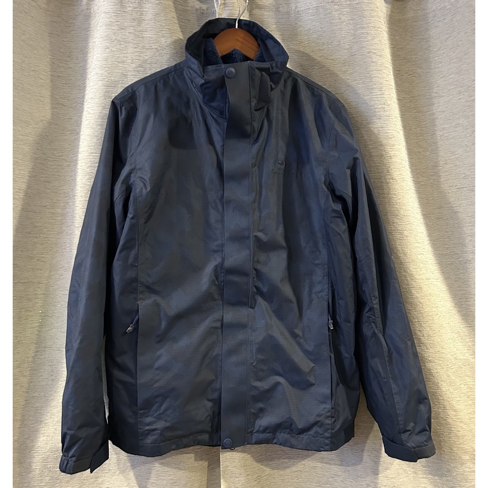 CAMEL CROWN Men's Waterproof‎ Jacket Long Sleeve Blue Small